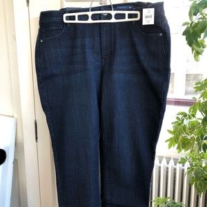 J Jill Jeans SLIM ANKLE Night Blue color 18W NWT